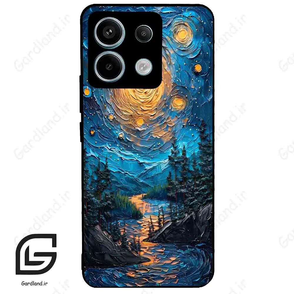 قاب گوشی شیائومی ردمی نوت 13 پرو (Redmi Note 13 Pro 5g ) طرح ابرنگ کد 2792