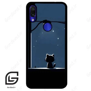 قاب گوشی شیائومی ردمی نوت 7/7پرو (Redmi Note 7 / Note 7 Pro ) طرح گربه کد 2098