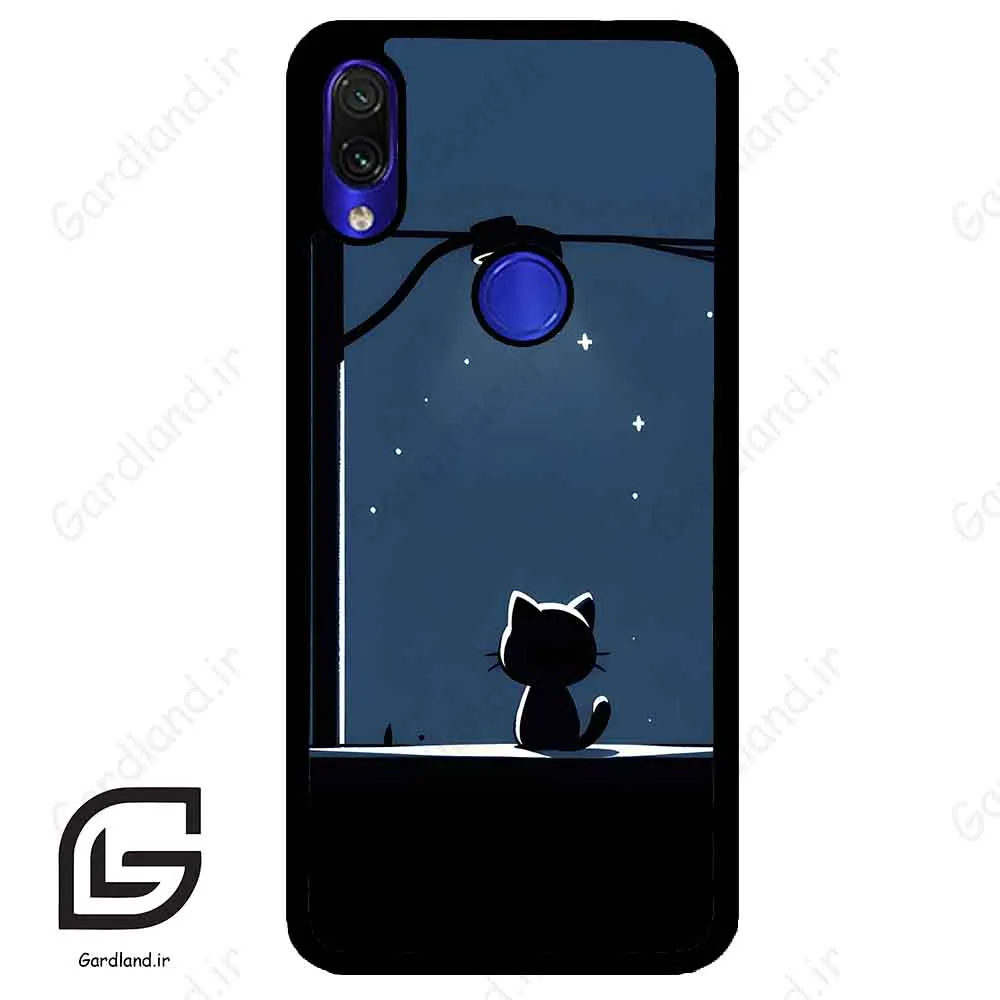 قاب گوشی شیائومی ردمی نوت 7/7پرو (Redmi Note 7 / Note 7 Pro ) طرح گربه کد 2098
