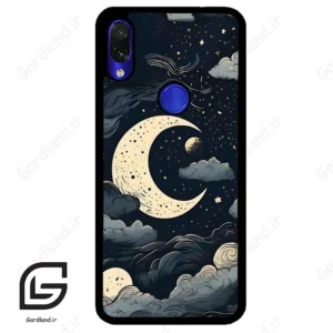 قاب گوشی شیائومی ردمی نوت 7/7پرو (Redmi Note 7 / Note 7 Pro ) طرح ماه کد 2173