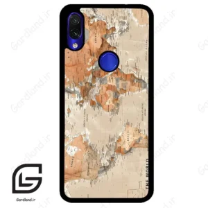 قاب گوشی شیائومی ردمی نوت 7/7پرو (Redmi Note 7 / Note 7 Pro ) طرح نقشه کد 2187