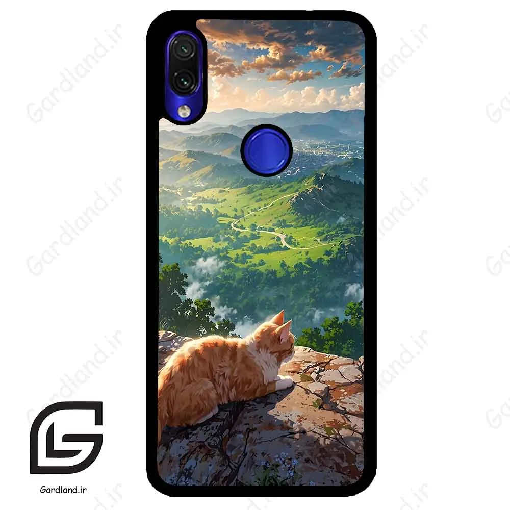 قاب گوشی شیائومی ردمی نوت 7/7پرو (Redmi Note 7 / Note 7 Pro ) طرح گربه کد 2203