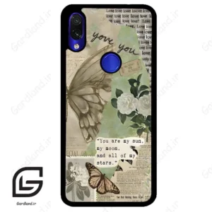 قاب گوشی شیائومی ردمی نوت 7/7پرو (Redmi Note 7 / Note 7 Pro ) طرح پروانه کد 2244