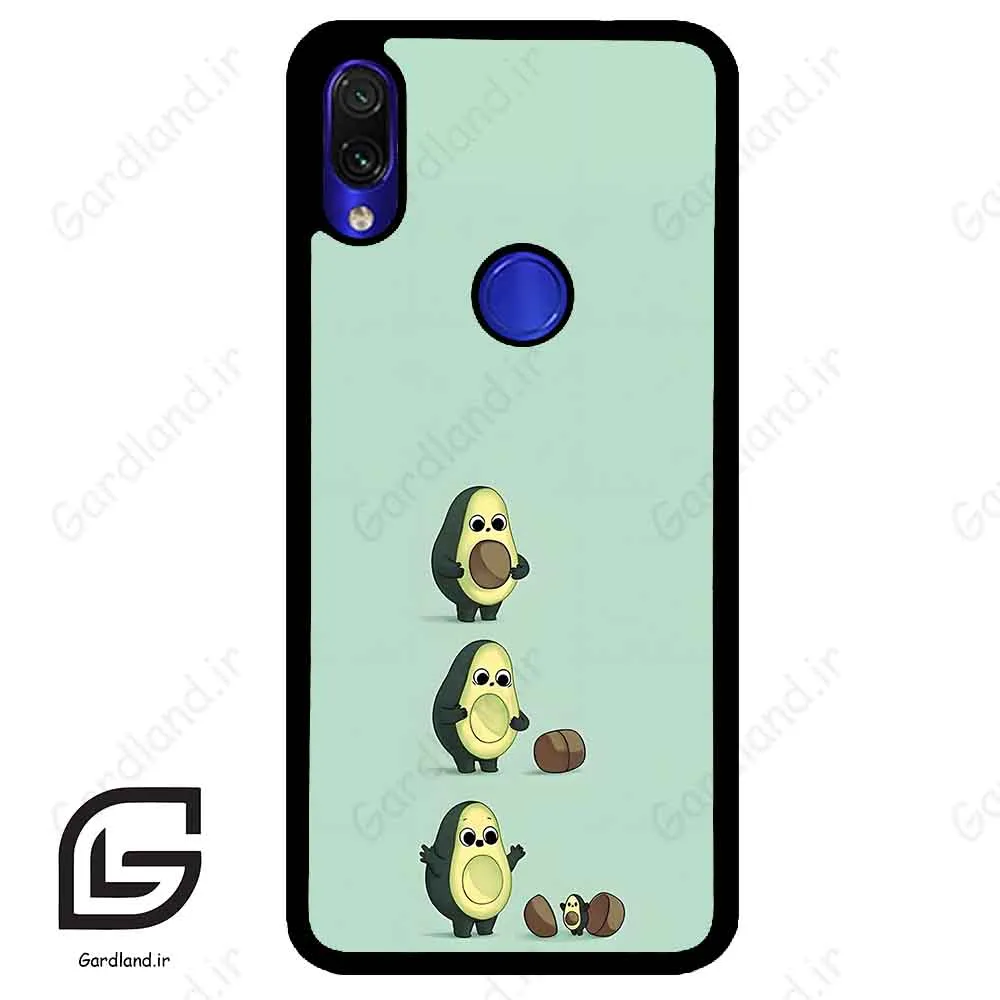 قاب گوشی شیائومی ردمی نوت 7/7پرو (Redmi Note 7 / Note 7 Pro ) طرح اووکادو کد 2258