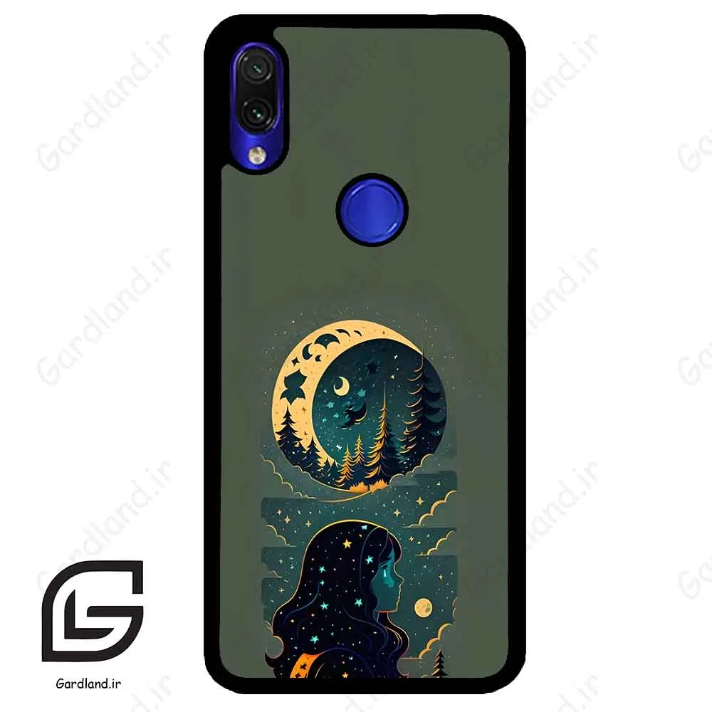 قاب گوشی شیائومی ردمی نوت 7/7پرو (Redmi Note 7 / Note 7 Pro ) طرح ماه کد 2267