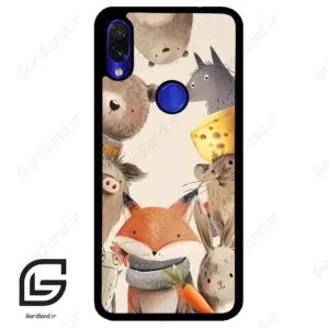 قاب گوشی شیائومی ردمی نوت 7/7پرو (Redmi Note 7 / Note 7 Pro ) طرح حیوانات کد 2338