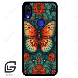 قاب گوشی شیائومی ردمی نوت 7/7پرو (Redmi Note 7 / Note 7 Pro ) طرح پروانه کد 2421