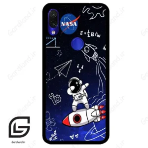 قاب گوشی شیائومی ردمی نوت 7/7پرو (Redmi Note 7 / Note 7 Pro ) طرح ناسا کد 2427
