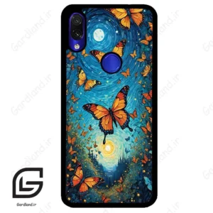 قاب گوشی شیائومی ردمی نوت 7/7پرو (Redmi Note 7 / Note 7 Pro ) طرح پروانه کد 2479
