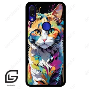 قاب گوشی شیائومی ردمی نوت 7/7پرو (Redmi Note 7 / Note 7 Pro ) طرح گربه کد 2483