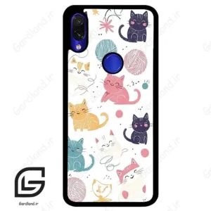 قاب گوشی شیائومی ردمی نوت 7/7پرو (Redmi Note 7 / Note 7 Pro ) طرح گربه کد 2620