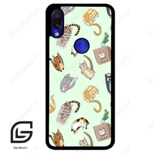 قاب گوشی شیائومی ردمی نوت 7/7پرو (Redmi Note 7 / Note 7 Pro ) طرح گربه کد 2622