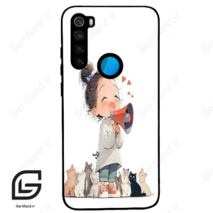 قاب گوشی شیائومی ردمی نوت 8 (Redmi Note 8 ) طرح دخترانه کد 2027