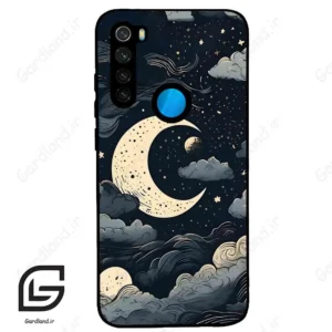 قاب گوشی شیائومی ردمی نوت 8 (Redmi Note 8 ) طرح ماه کد 2173