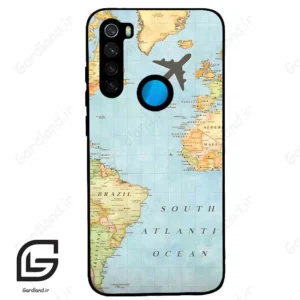 قاب گوشی شیائومی ردمی نوت 8T (Redmi Note 8T ) طرح نقشه کد 2243