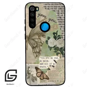 قاب گوشی شیائومی ردمی نوت 8 (Redmi Note 8 ) طرح پروانه کد 2244