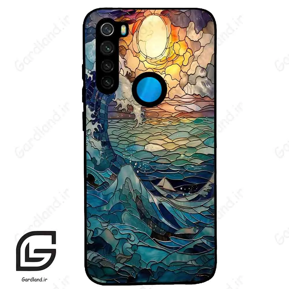 قاب گوشی شیائومی ردمی نوت 8 (Redmi Note 8 ) طرح موج کد 2413