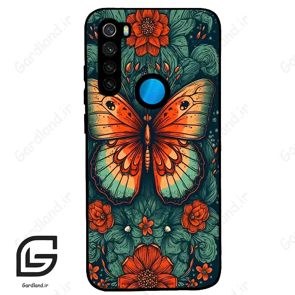 قاب گوشی شیائومی ردمی نوت 8 (Redmi Note 8 ) طرح پروانه کد 2421