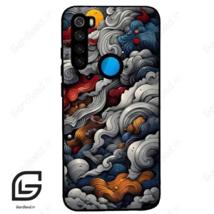 قاب گوشی شیائومی ردمی نوت 8 (Redmi Note 8 ) طرح ابرنگی کد 2448
