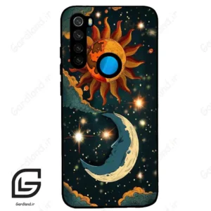 قاب گوشی شیائومی ردمی نوت 8 (Redmi Note 8 ) طرح ماه کد 2474
