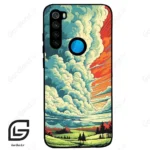 قاب گوشی شیائومی ردمی نوت 8T (Redmi Note 8T ) طرح ابرنگی کد 2491