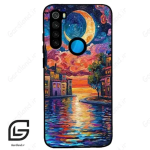 قاب گوشی شیائومی ردمی نوت 8 (Redmi Note 8 ) طرح ماه کد 2699