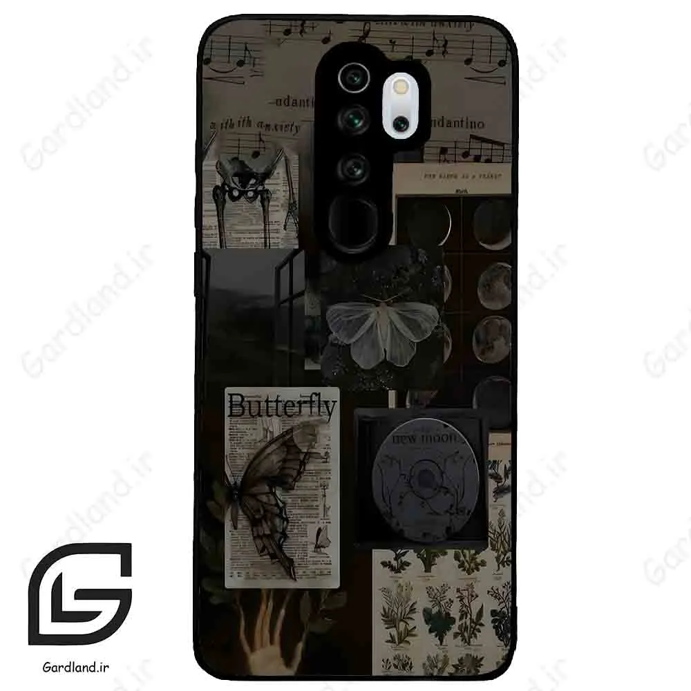 قاب گوشی شیائومی ردمی نوت 8 پرو (Redmi Note 8 Pro ) طرح پروانه کد 2096