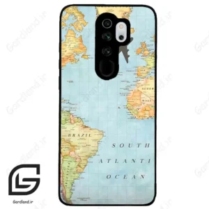 قاب گوشی شیائومی ردمی نوت 8 پرو (Redmi Note 8 Pro ) طرح نقشه کد 2243