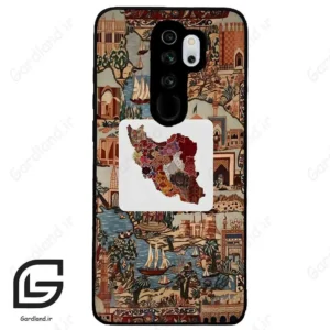 قاب گوشی شیائومی ردمی نوت 8 پرو (Redmi Note 8 Pro ) طرح نقشه ایران کد 2287