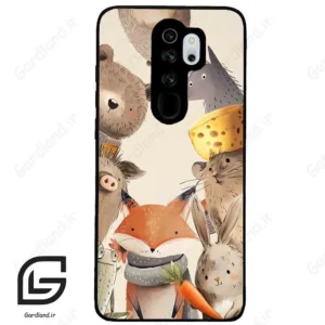 قاب گوشی شیائومی ردمی نوت 8 پرو (Redmi Note 8 Pro ) طرح حیوانات کد 2338