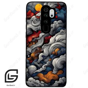 قاب گوشی شیائومی ردمی نوت 8 پرو (Redmi Note 8 Pro ) طرح ابرنگی کد 2448