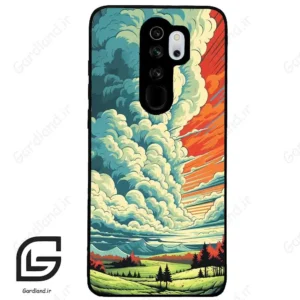 قاب گوشی شیائومی ردمی نوت 8 پرو (Redmi Note 8 Pro ) طرح ابرنگی کد 2491