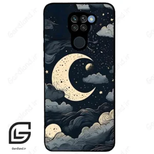 قاب گوشی شیائومی ردمی نوت 9 (Redmi Note 9 ) طرح ماه کد 2173