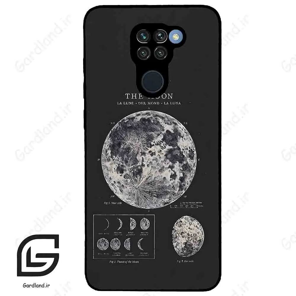 قاب گوشی شیائومی ردمی نوت 9 (Redmi Note 9 ) طرح ماه کد 2175