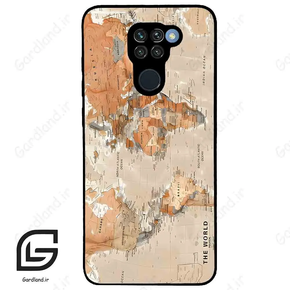 قاب گوشی شیائومی ردمی نوت 9 (Redmi Note 9 ) طرح نقشه کد 2187