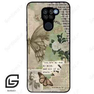 قاب گوشی شیائومی ردمی نوت 9 (Redmi Note 9 ) طرح پروانه کد 2244