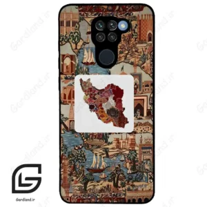 قاب گوشی شیائومی ردمی نوت 9 (Redmi Note 9 ) طرح نقشه ایران کد 2287