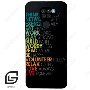 قاب گوشی شیائومی ردمی نوت 9 (Redmi Note 9 ) طرح متن کد 2332