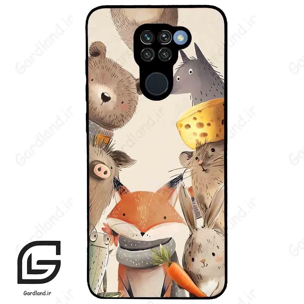 قاب گوشی شیائومی ردمی نوت 9 (Redmi Note 9 ) طرح حیوانات کد 2338