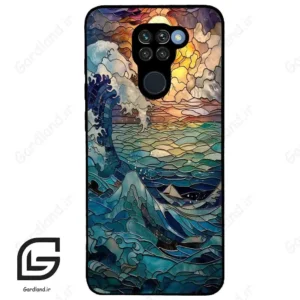 قاب گوشی شیائومی ردمی نوت 9 (Redmi Note 9 ) طرح موج کد 2413