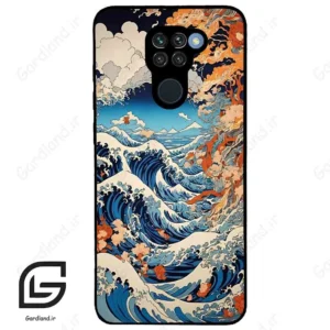 قاب گوشی شیائومی ردمی نوت 9 (Redmi Note 9 ) طرح موج کد 2418