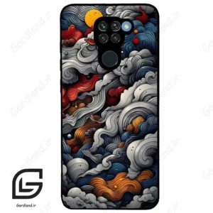 قاب گوشی شیائومی ردمی نوت 9 (Redmi Note 9 ) طرح ابرنگی کد 2448