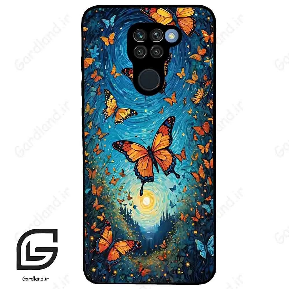 قاب گوشی شیائومی ردمی نوت 9 (Redmi Note 9 ) طرح پروانه کد 2479