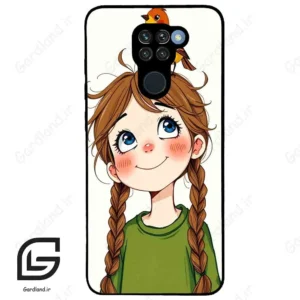 قاب گوشی شیائومی ردمی نوت 9 (Redmi Note 9 ) طرح دختر کد 2640