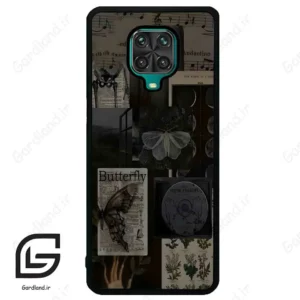 قاب گوشی شیائومی ردمی نوت 9S / 9 Pro (Redmi Note 9S / 9 Pro ) طرح پروانه کد 2096
