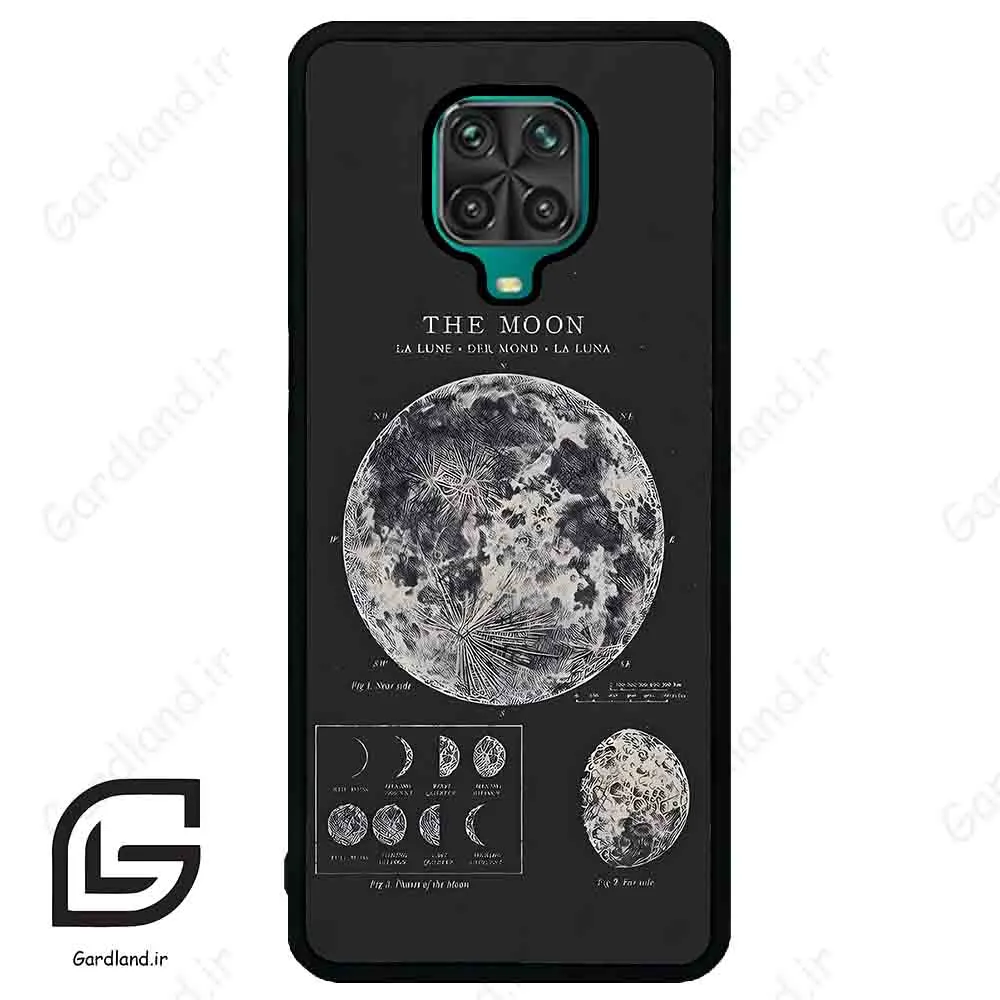 قاب گوشی شیائومی ردمی نوت 9S / 9 Pro (Redmi Note 9S / 9 Pro ) طرح ماه کد 2175