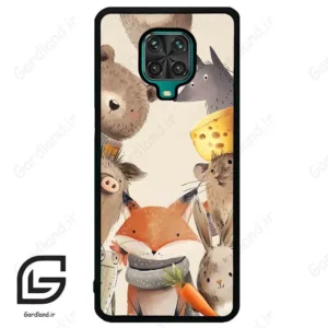 قاب گوشی شیائومی ردمی نوت 9S / 9 Pro (Redmi Note 9S / 9 Pro ) طرح حیوانات کد 2338