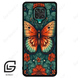 قاب گوشی شیائومی ردمی نوت 9S / 9 Pro (Redmi Note 9S / 9 Pro ) طرح پروانه کد 2421