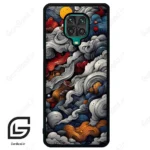 قاب گوشی شیائومی ردمی نوت 9S / 9 Pro (Redmi Note 9S / 9 Pro ) طرح ابرنگی کد 2448