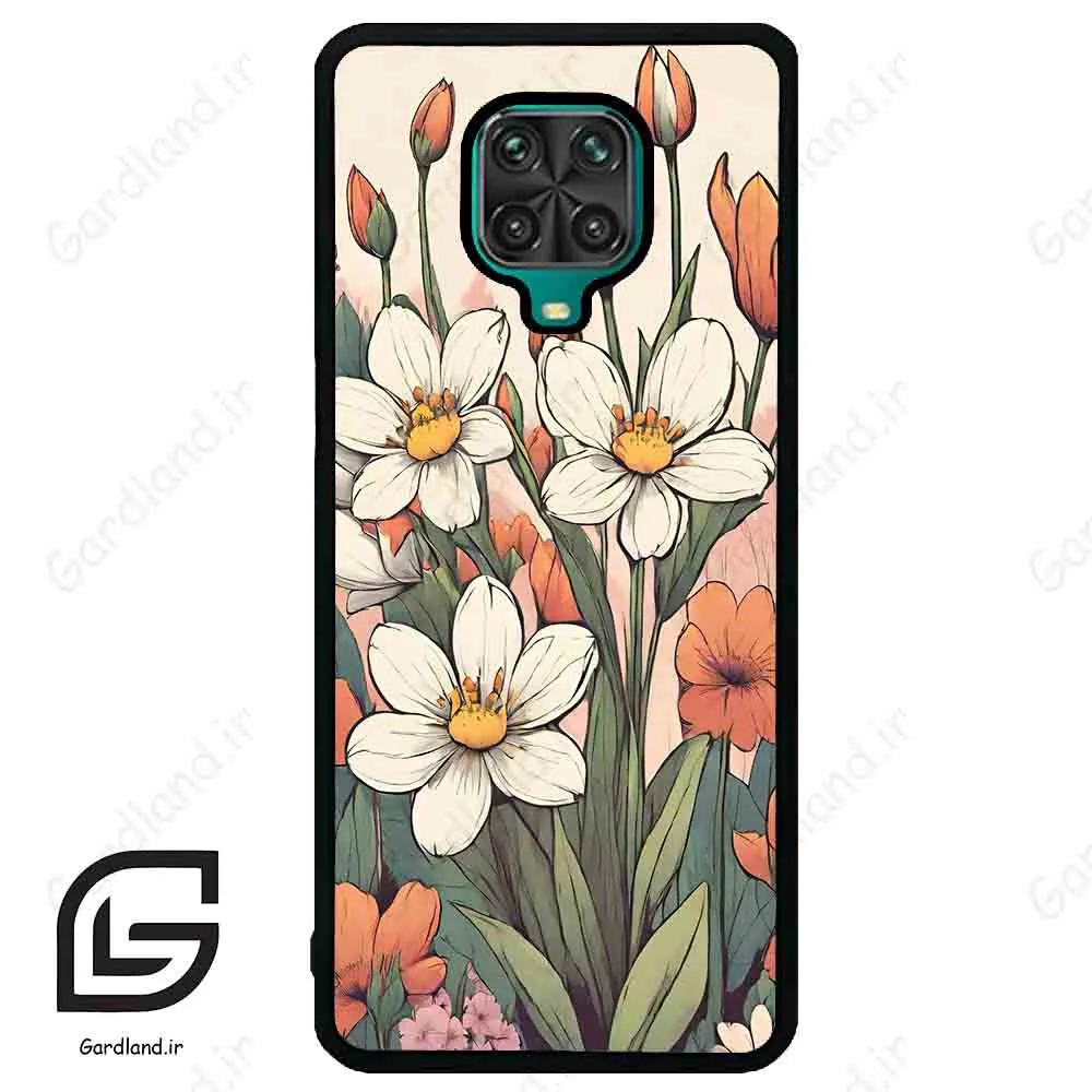 قاب گوشی شیائومی ردمی نوت 9S / 9 Pro (Redmi Note 9S / 9 Pro ) طرح گل کد 2475